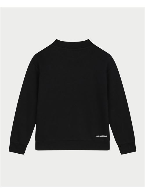 Sweat col rond Karl Lagerfeld noir pour garçon KARL LAGERFELD | Z3025209B